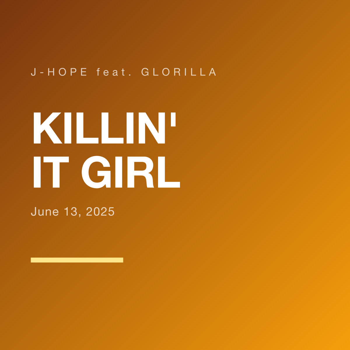 Killin' It Girl by j-hope