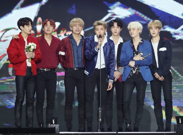 BTS at the Golden Disc Awards