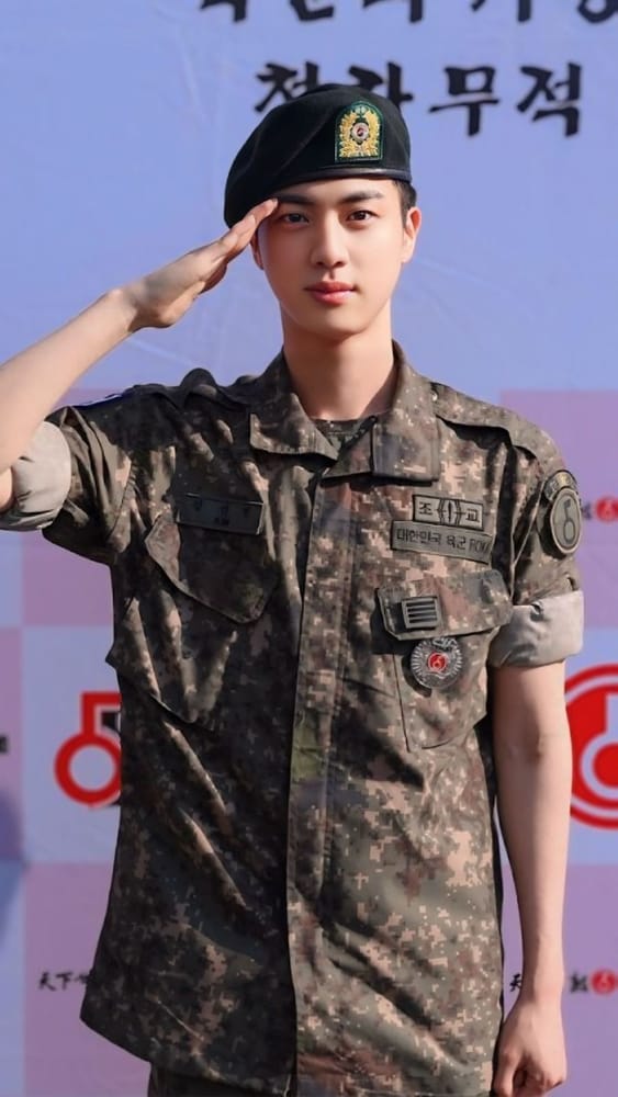 Jin before military enlistment
