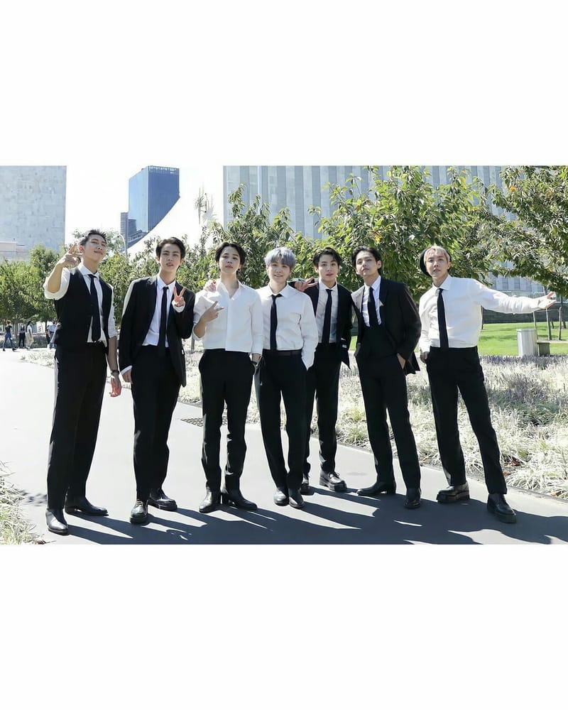 BTS at the United Nations in 2021